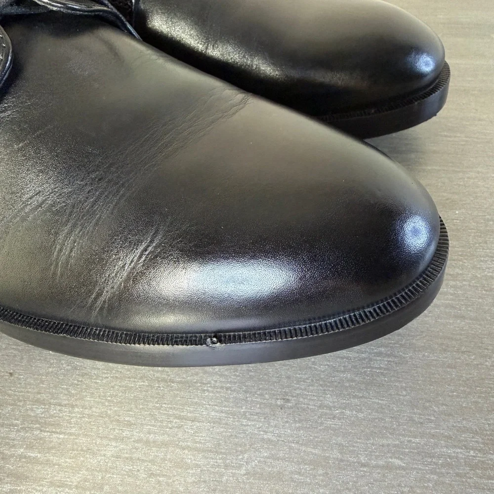 Cole Haan Grand.Os Men's Shoes Black Leather Wingtip Oxford Shoes Size 9.5M